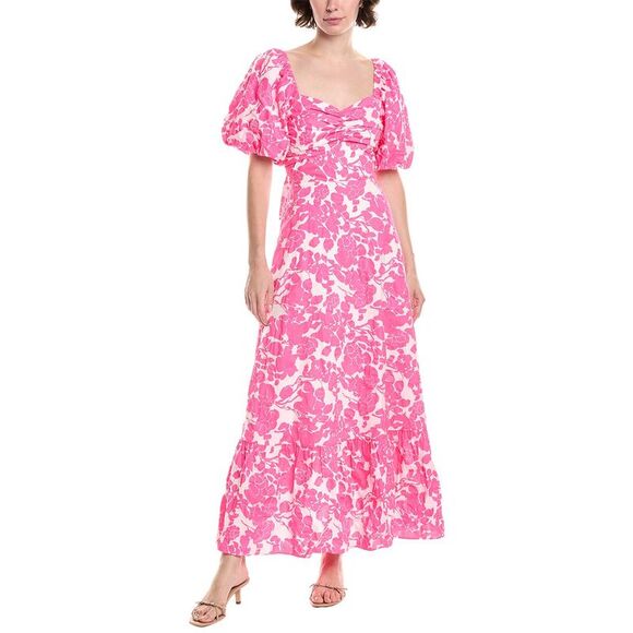 Endless Rose Womens  Floral Print Maxi Dress, Pink - Picture 1 of 3